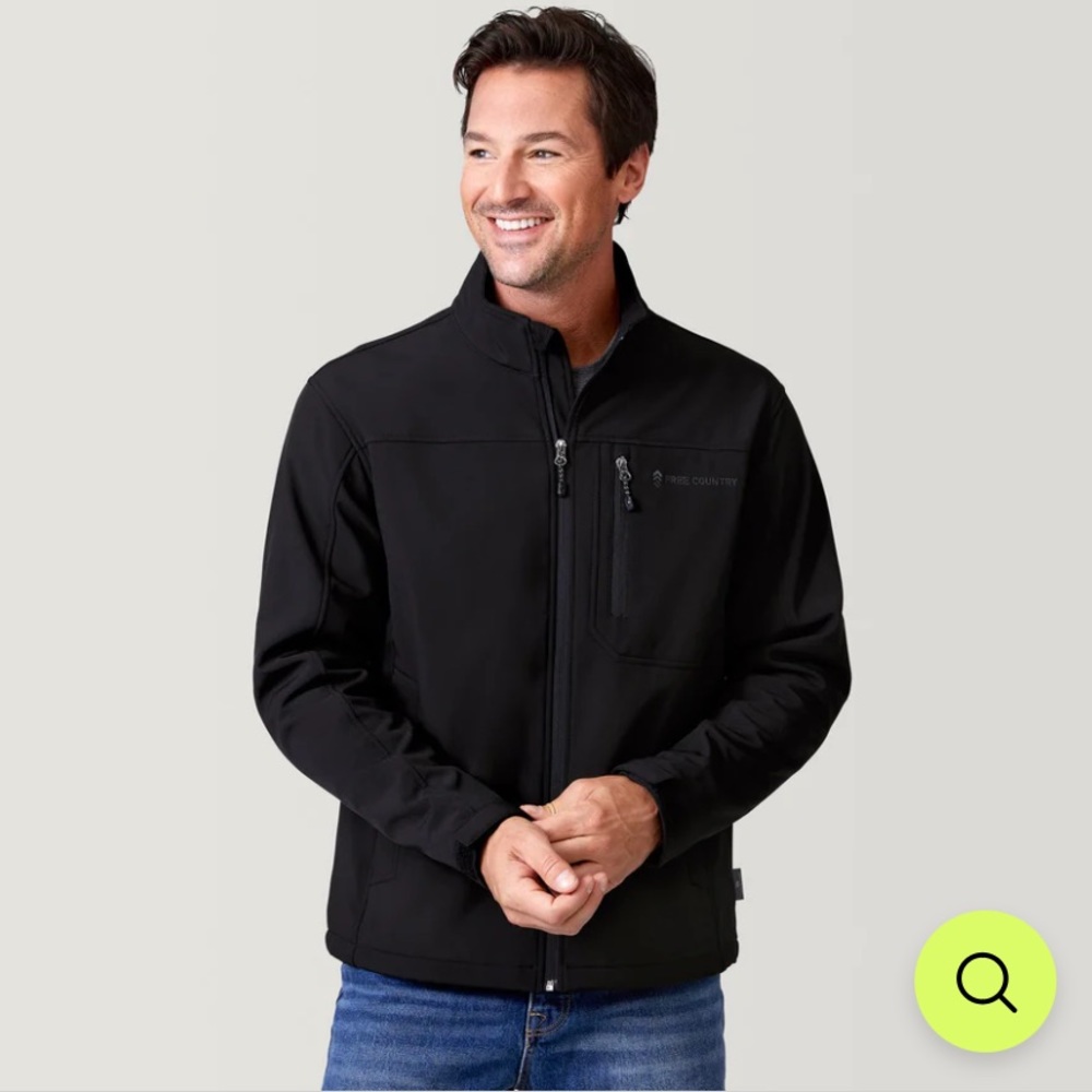 Free Country Journeyman Flex super soft shell jacket black - Picture 1 of 10